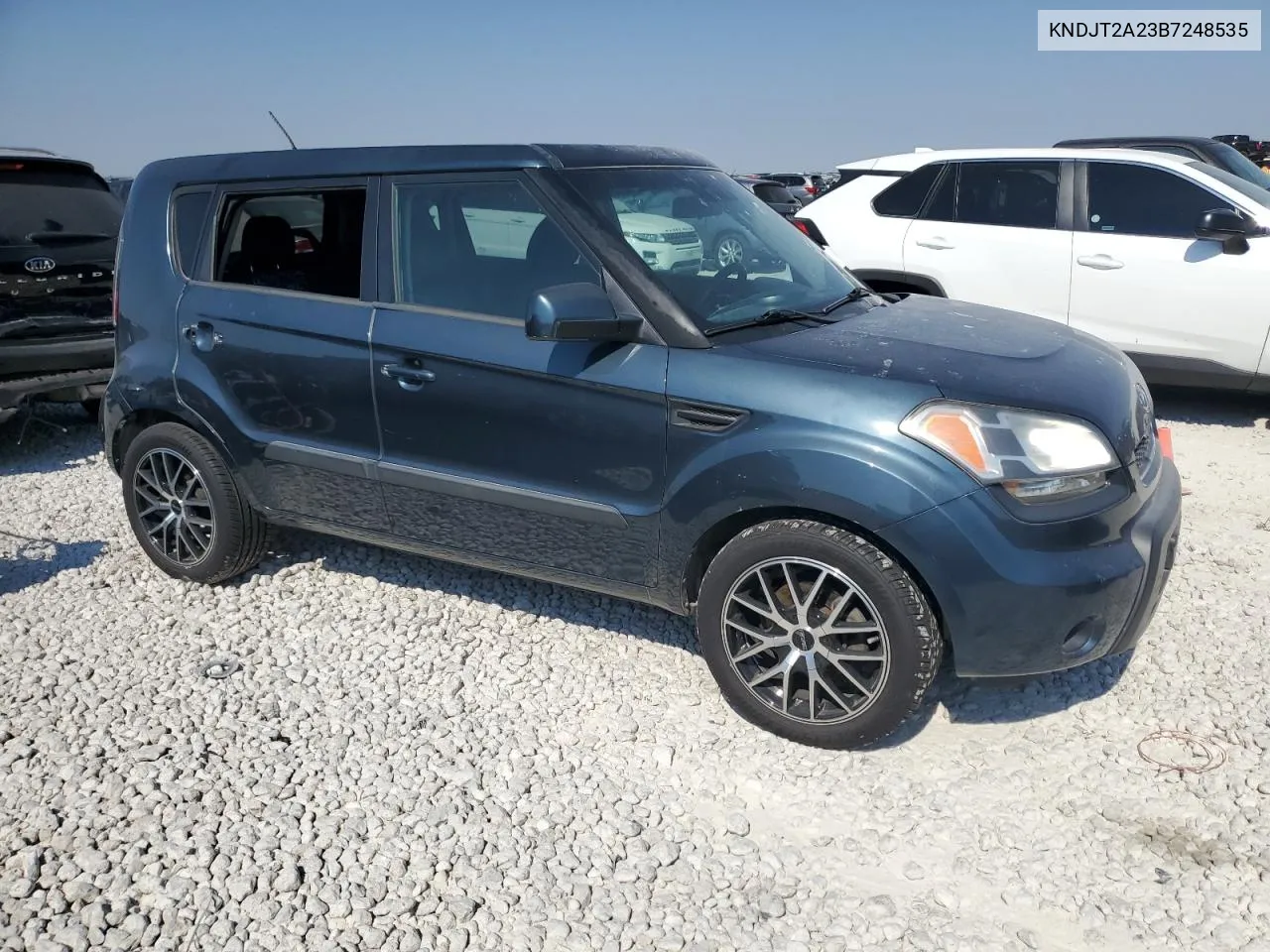 2011 Kia Soul + VIN: KNDJT2A23B7248535 Lot: 74916554