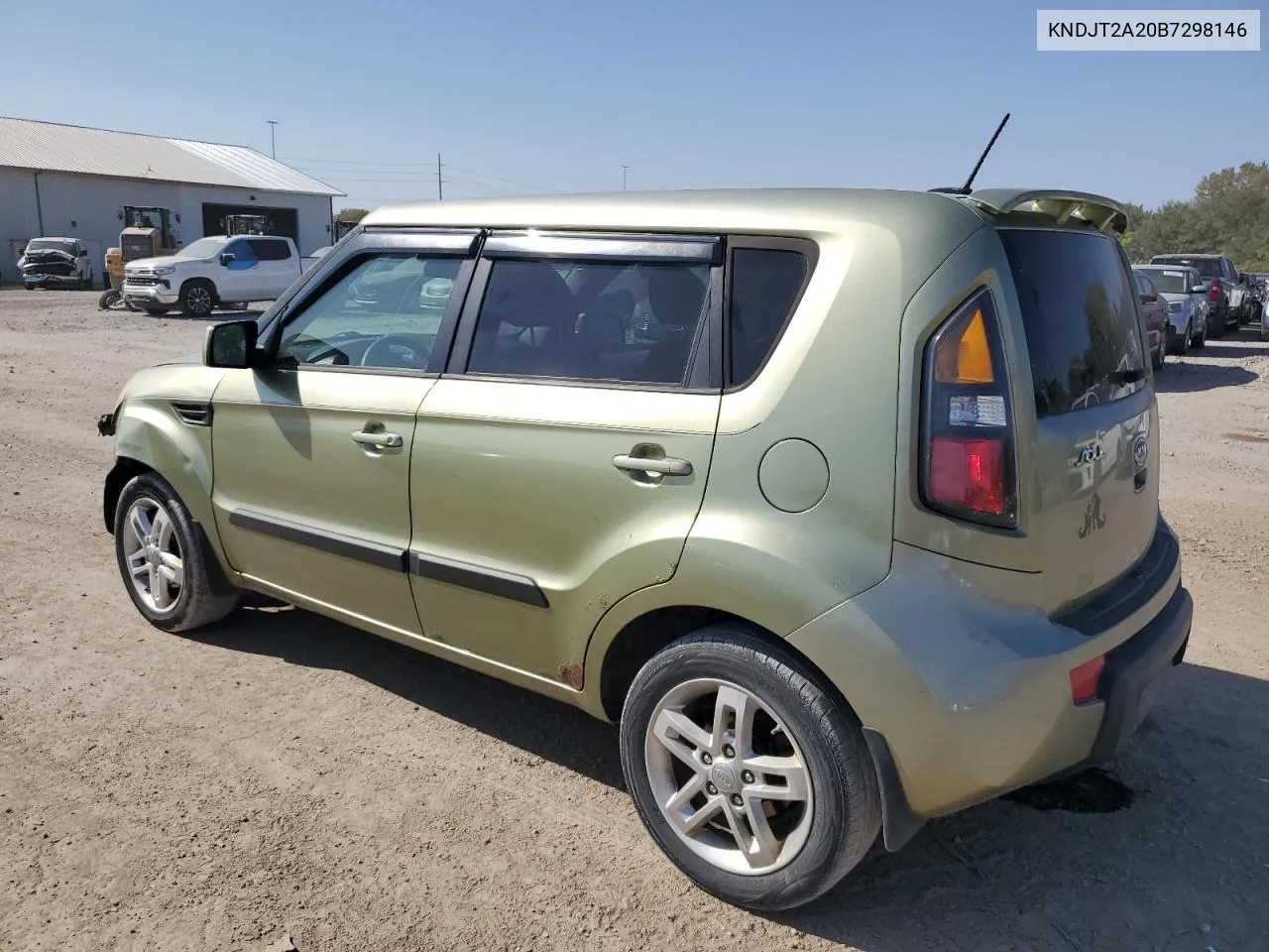 2011 Kia Soul + VIN: KNDJT2A20B7298146 Lot: 75328554