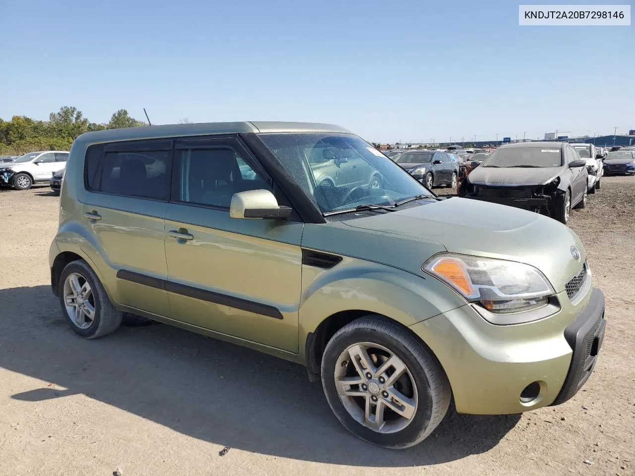 2011 Kia Soul + VIN: KNDJT2A20B7298146 Lot: 75328554