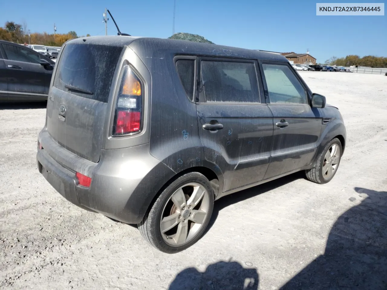 2011 Kia Soul + VIN: KNDJT2A2XB7346445 Lot: 75435764