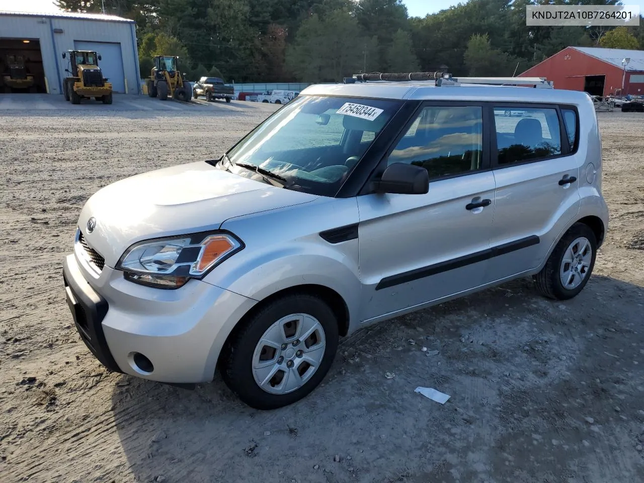 2011 Kia Soul VIN: KNDJT2A10B7264201 Lot: 75450344