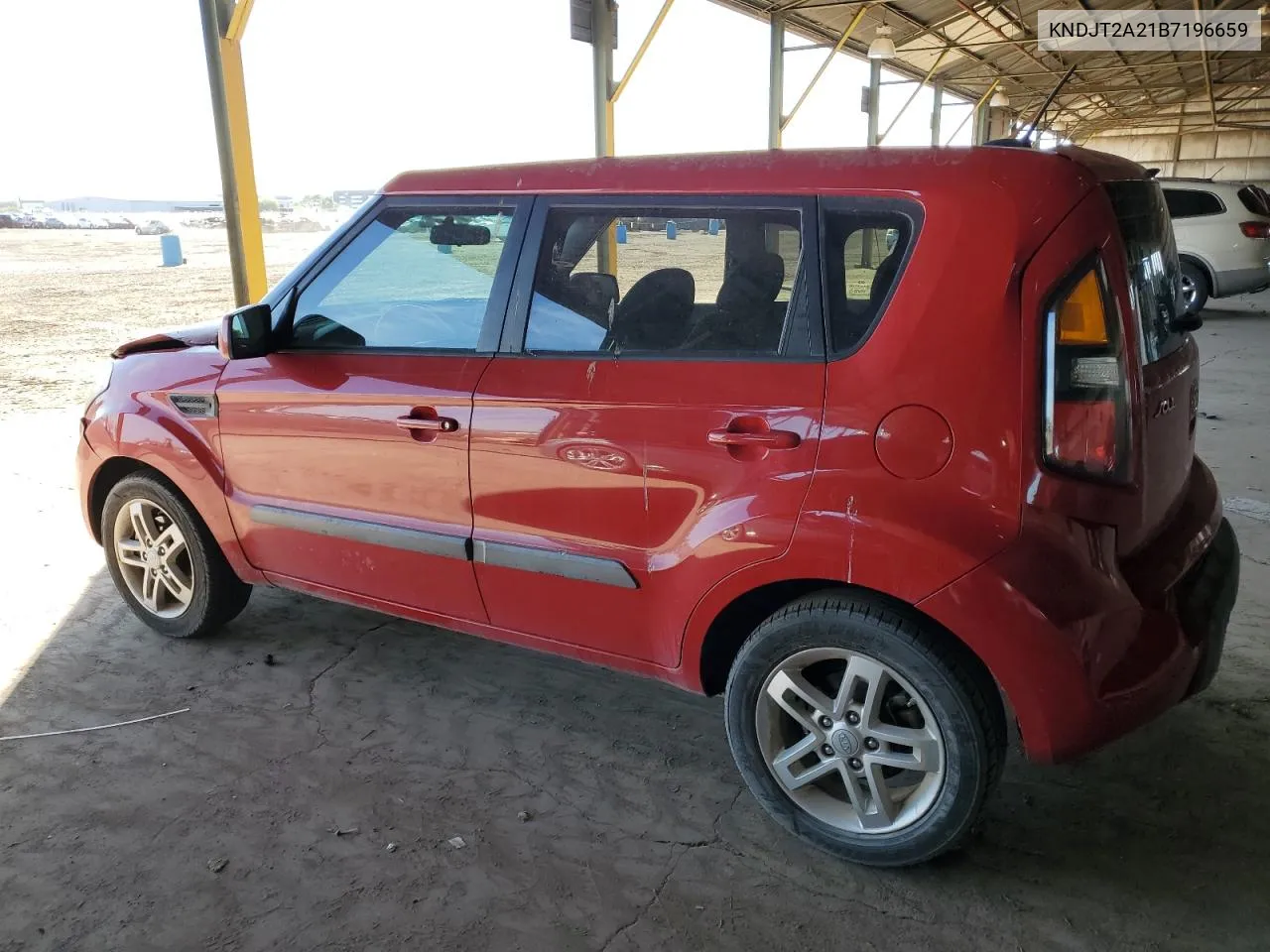 2011 Kia Soul + VIN: KNDJT2A21B7196659 Lot: 76981654