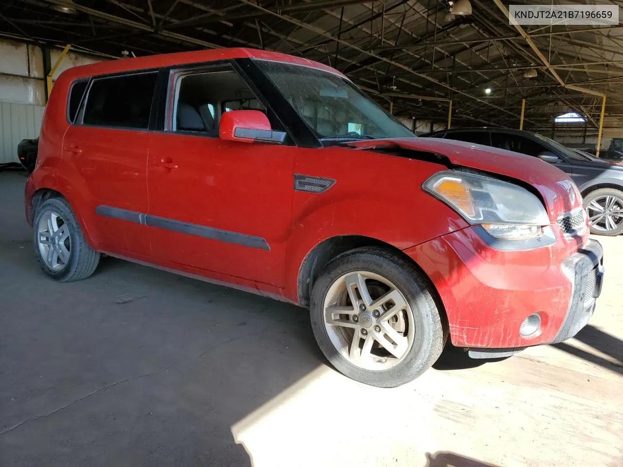 2011 Kia Soul + VIN: KNDJT2A21B7196659 Lot: 76981654