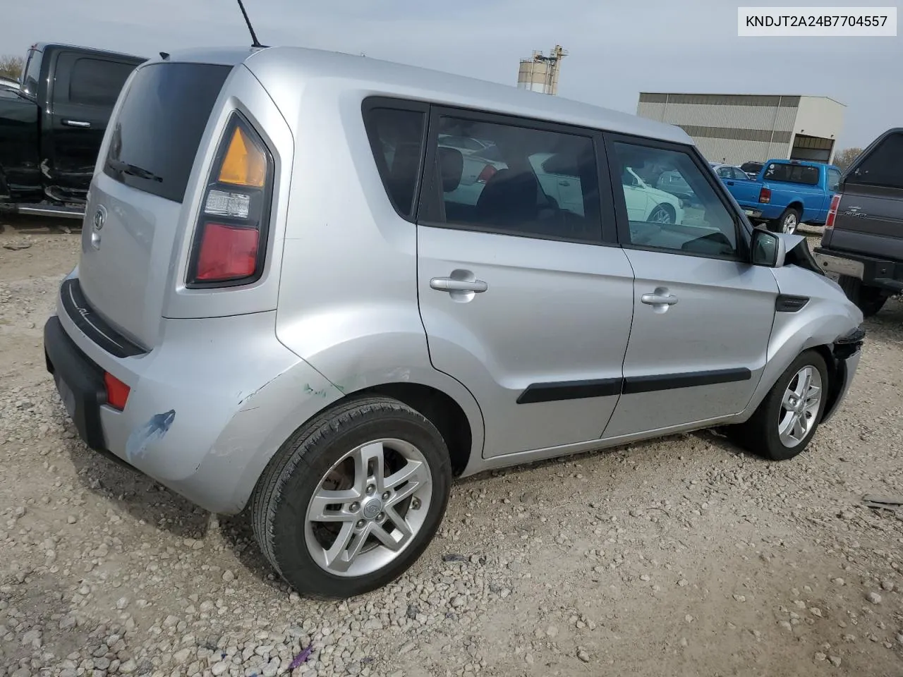 2011 Kia Soul + VIN: KNDJT2A24B7704557 Lot: 78167314