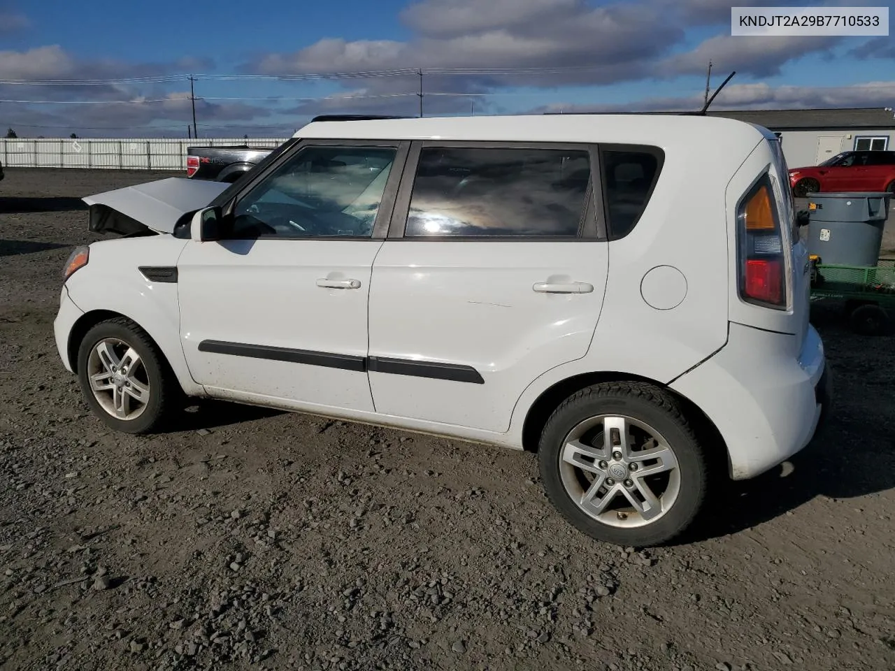 2011 Kia Soul + VIN: KNDJT2A29B7710533 Lot: 78330324