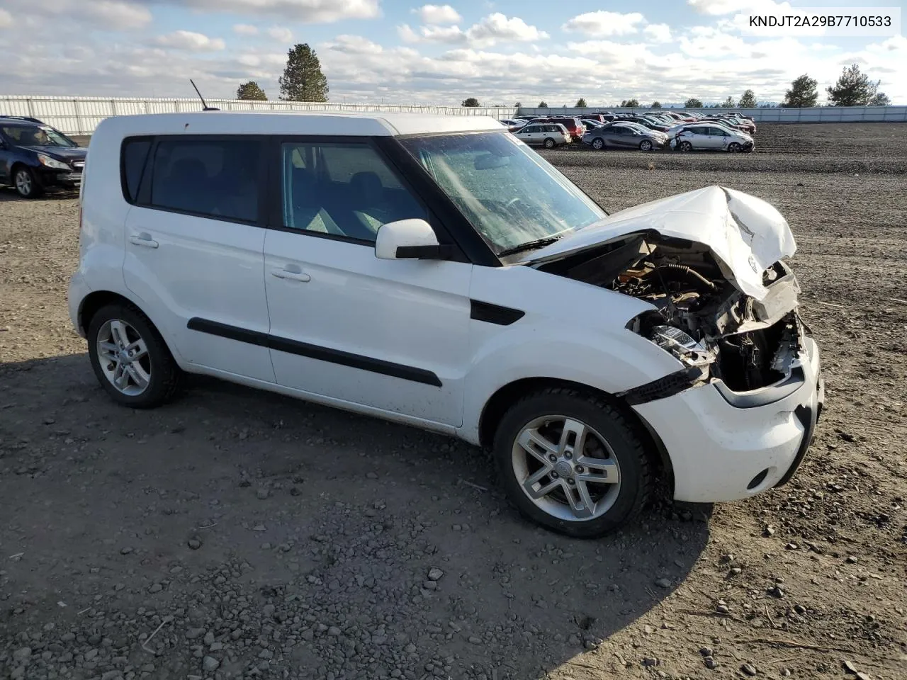 2011 Kia Soul + VIN: KNDJT2A29B7710533 Lot: 78330324