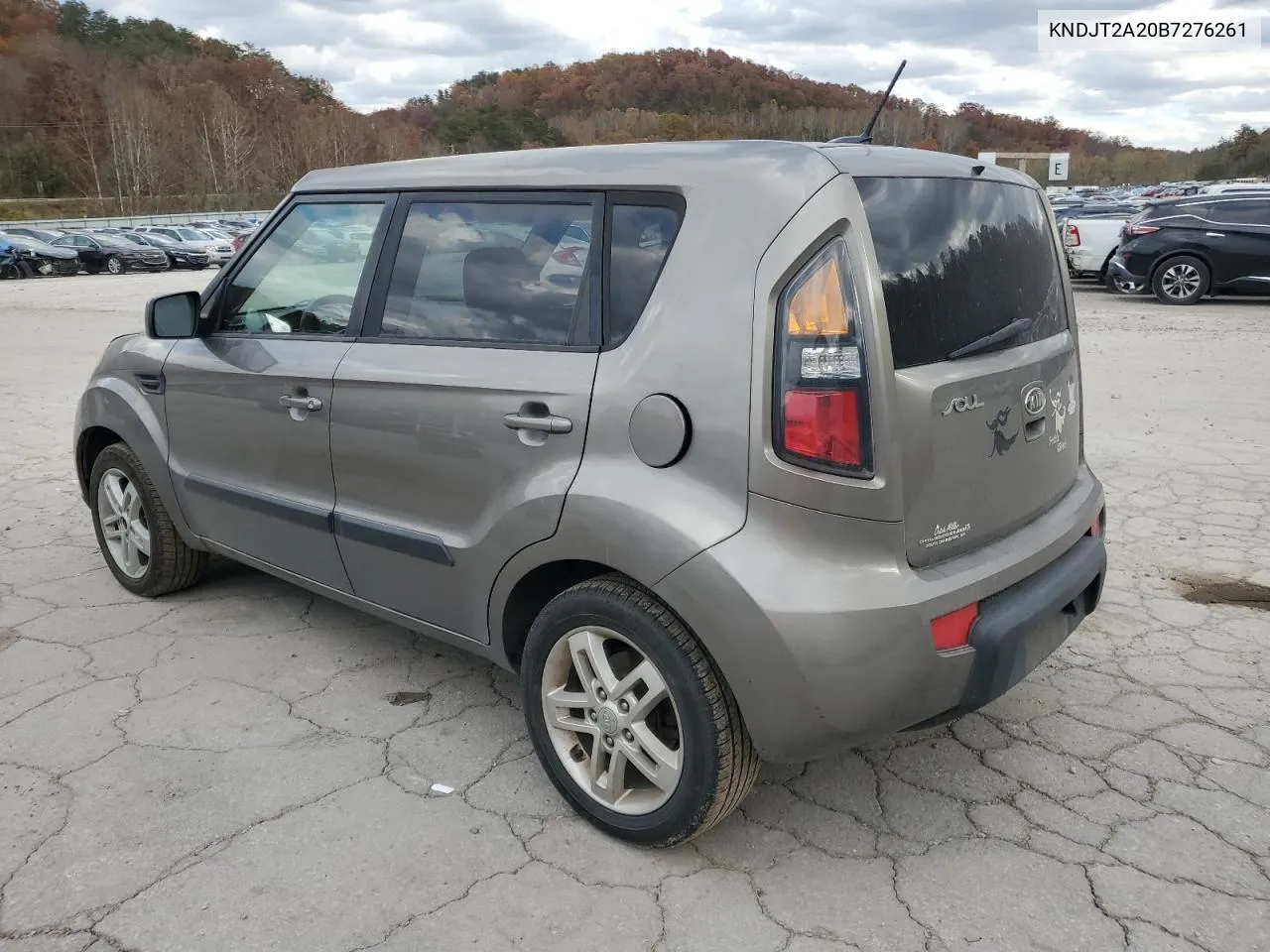 2011 Kia Soul + VIN: KNDJT2A20B7276261 Lot: 78425244