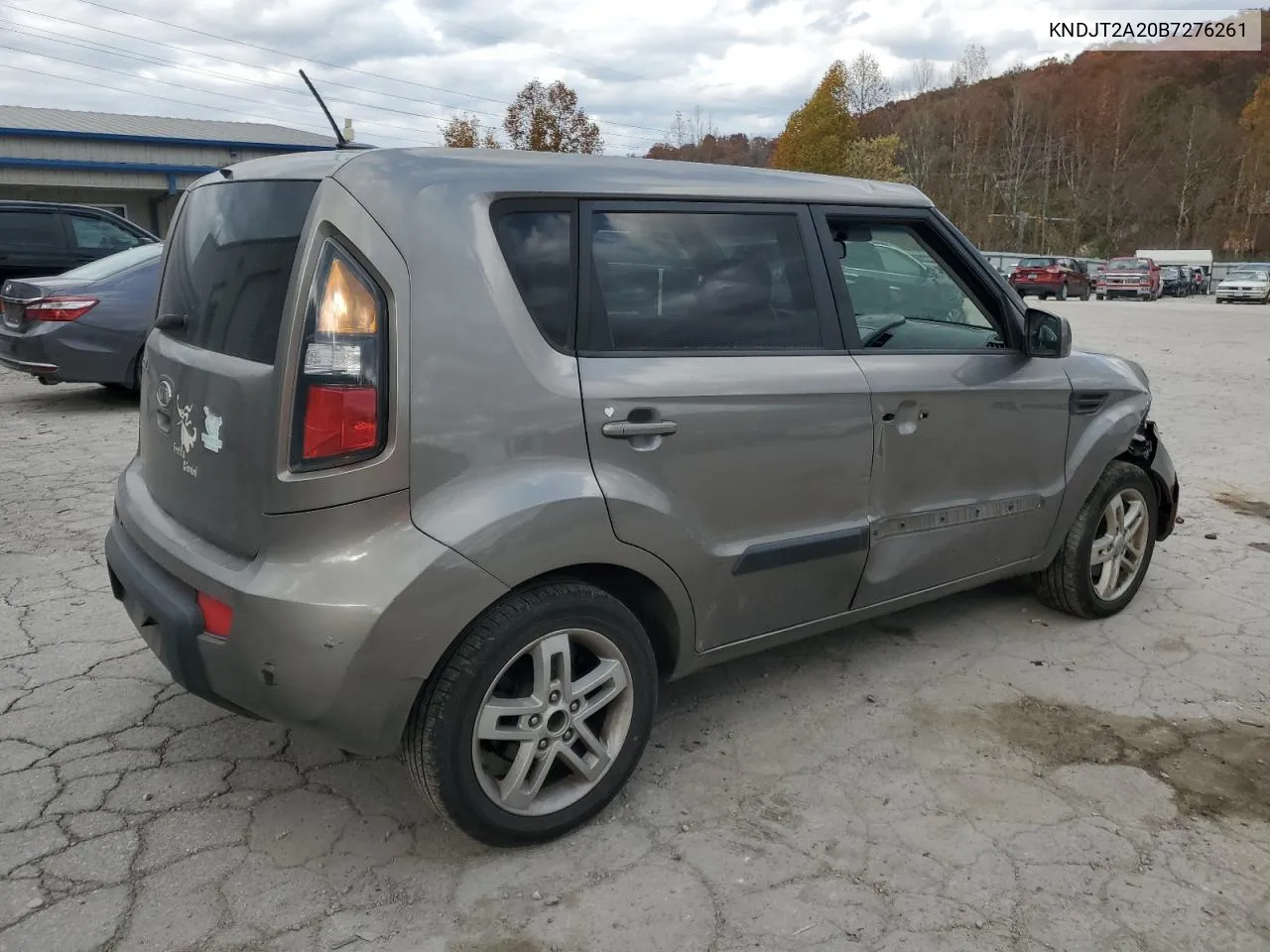 2011 Kia Soul + VIN: KNDJT2A20B7276261 Lot: 78425244