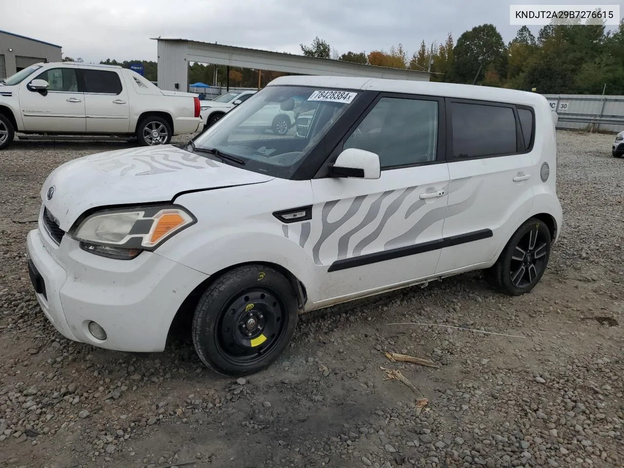 2011 Kia Soul + VIN: KNDJT2A29B7276615 Lot: 78428384