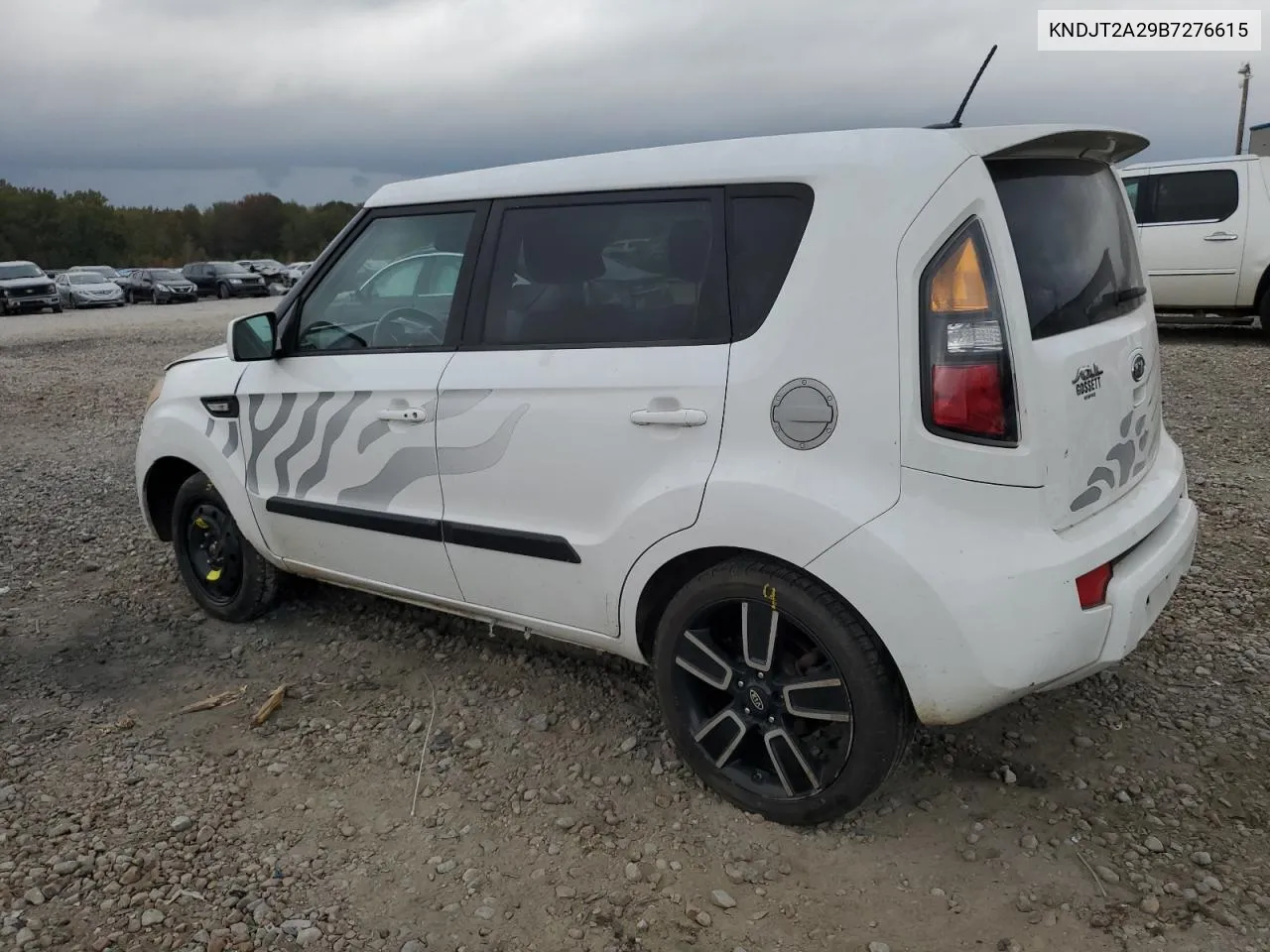 2011 Kia Soul + VIN: KNDJT2A29B7276615 Lot: 78428384