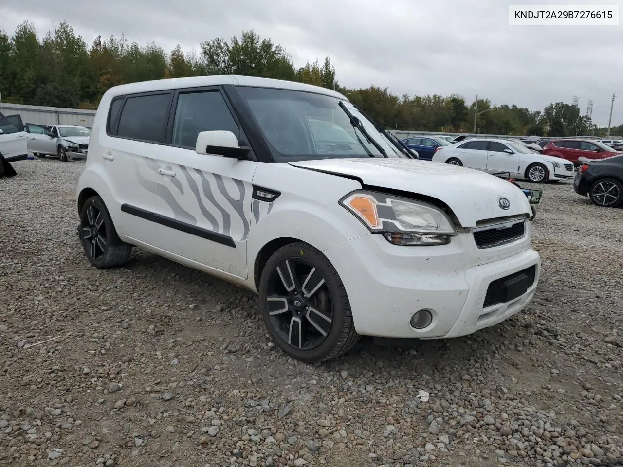 2011 Kia Soul + VIN: KNDJT2A29B7276615 Lot: 78428384