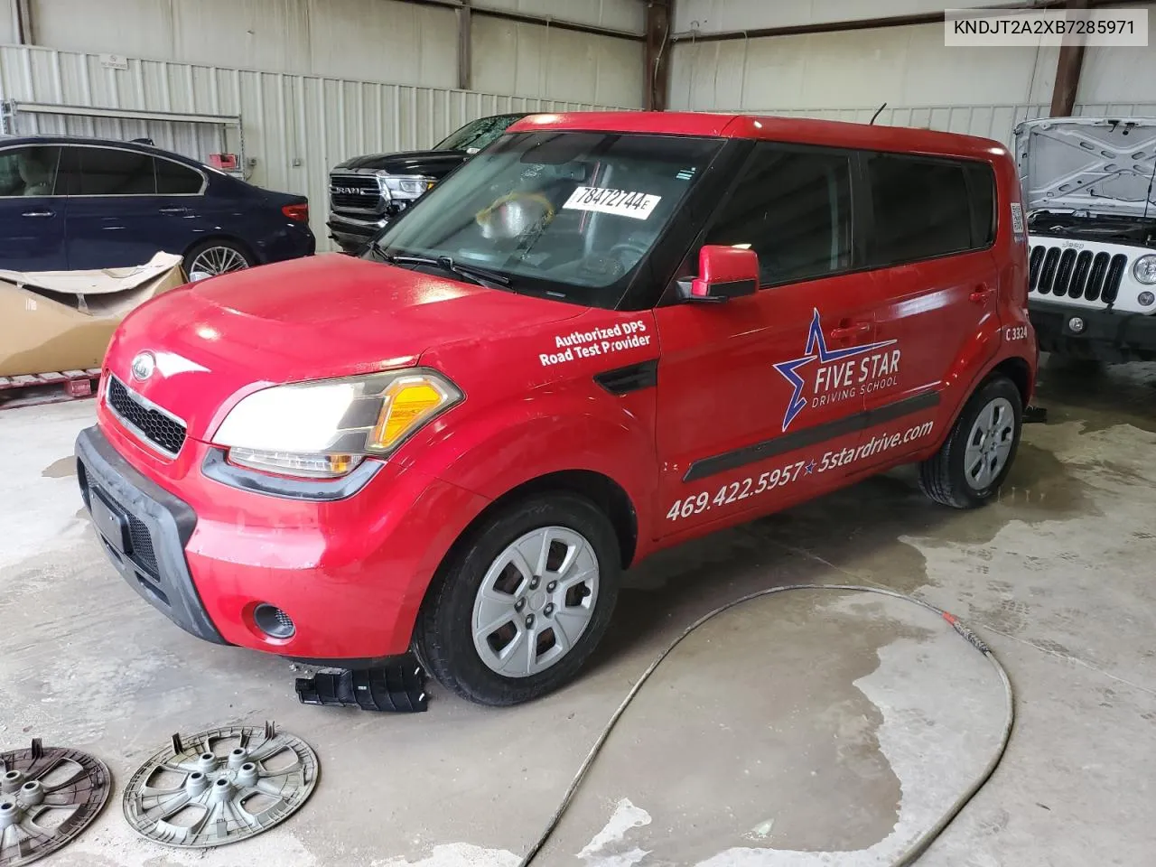 2011 Kia Soul + VIN: KNDJT2A2XB7285971 Lot: 78472744