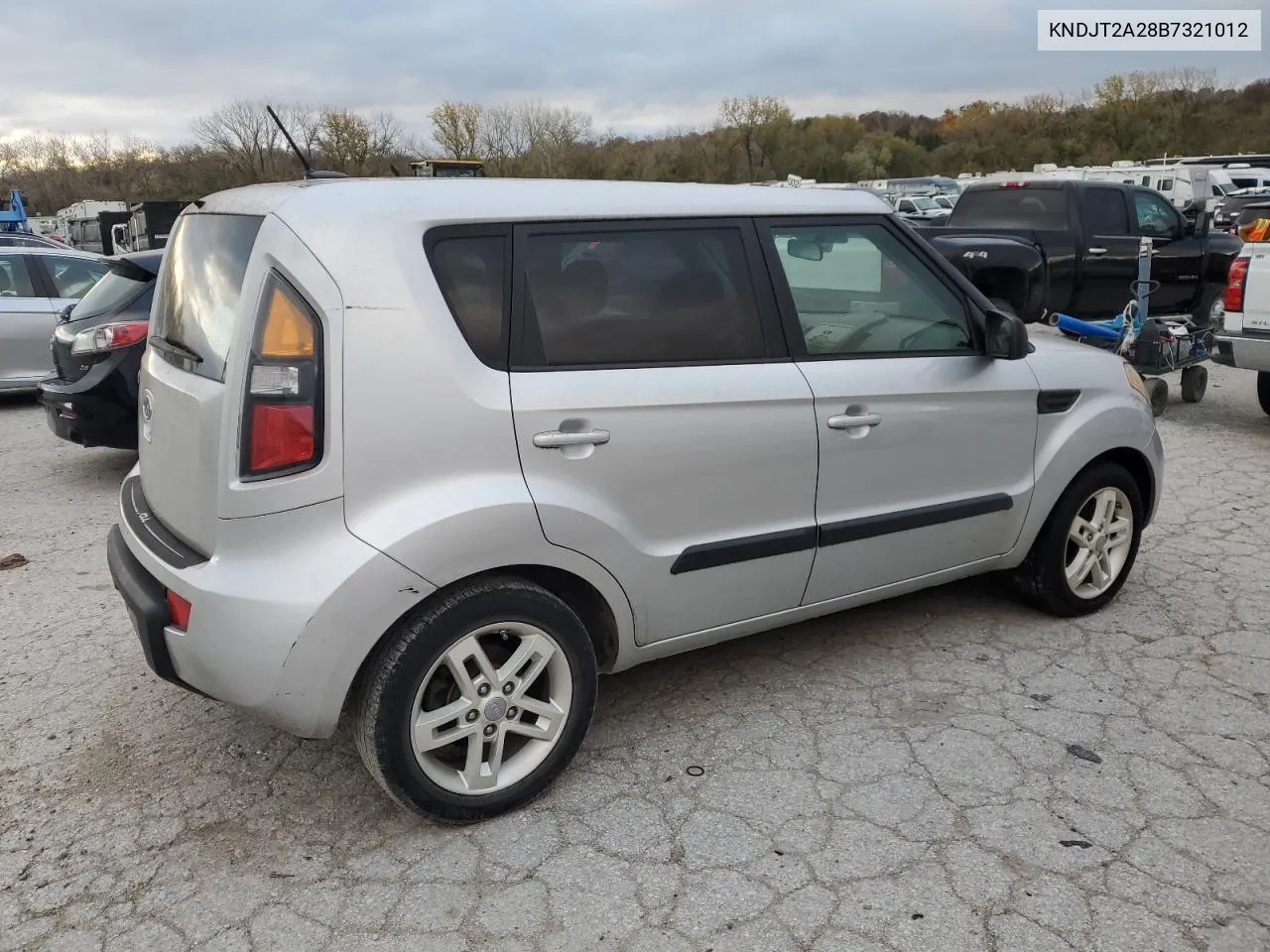 2011 Kia Soul + VIN: KNDJT2A28B7321012 Lot: 78526694