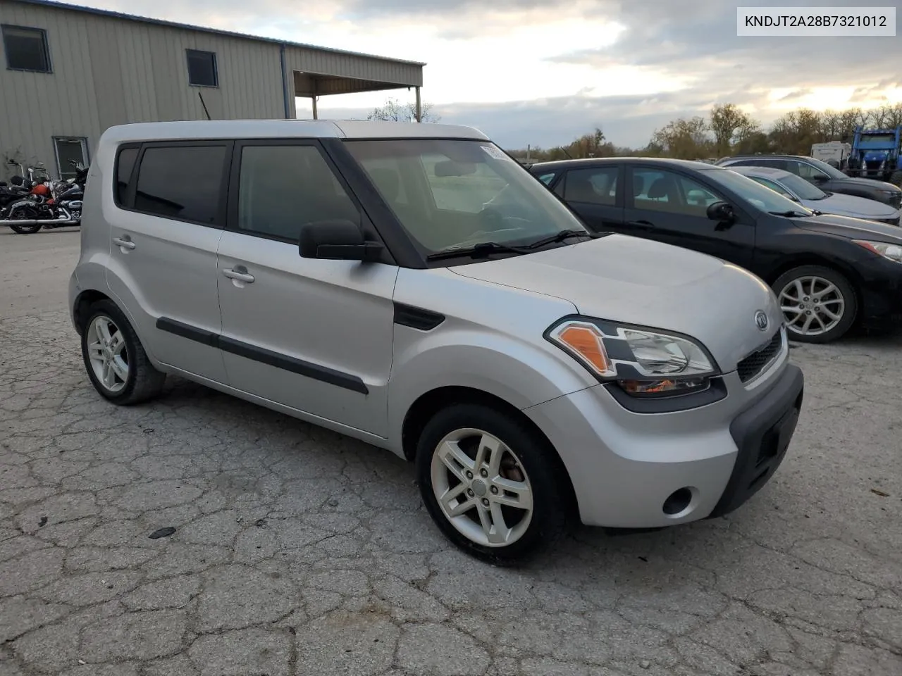 2011 Kia Soul + VIN: KNDJT2A28B7321012 Lot: 78526694