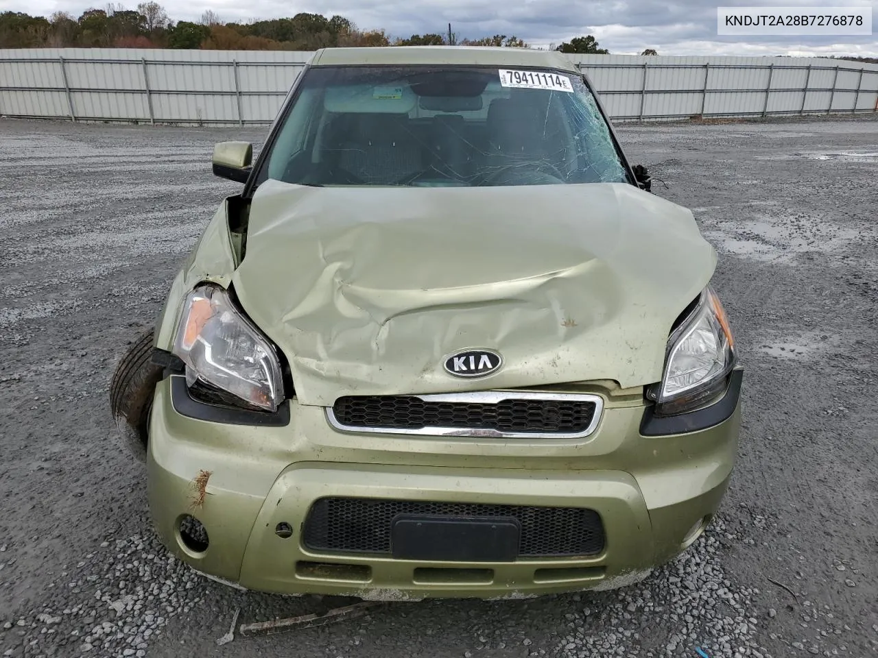 2011 Kia Soul + VIN: KNDJT2A28B7276878 Lot: 79411114