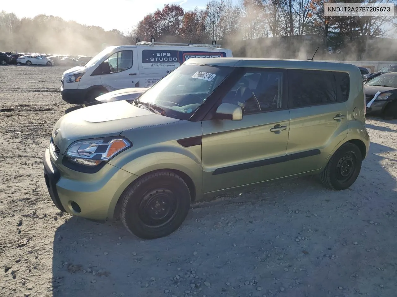 2011 Kia Soul + VIN: KNDJT2A27B7209673 Lot: 79660814