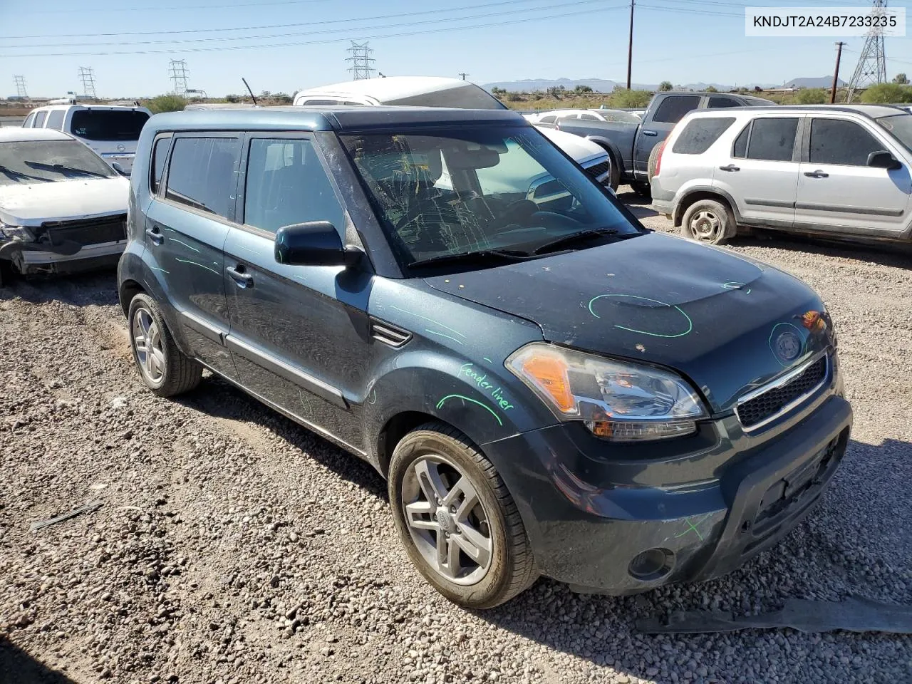 2011 Kia Soul + VIN: KNDJT2A24B7233235 Lot: 79726814