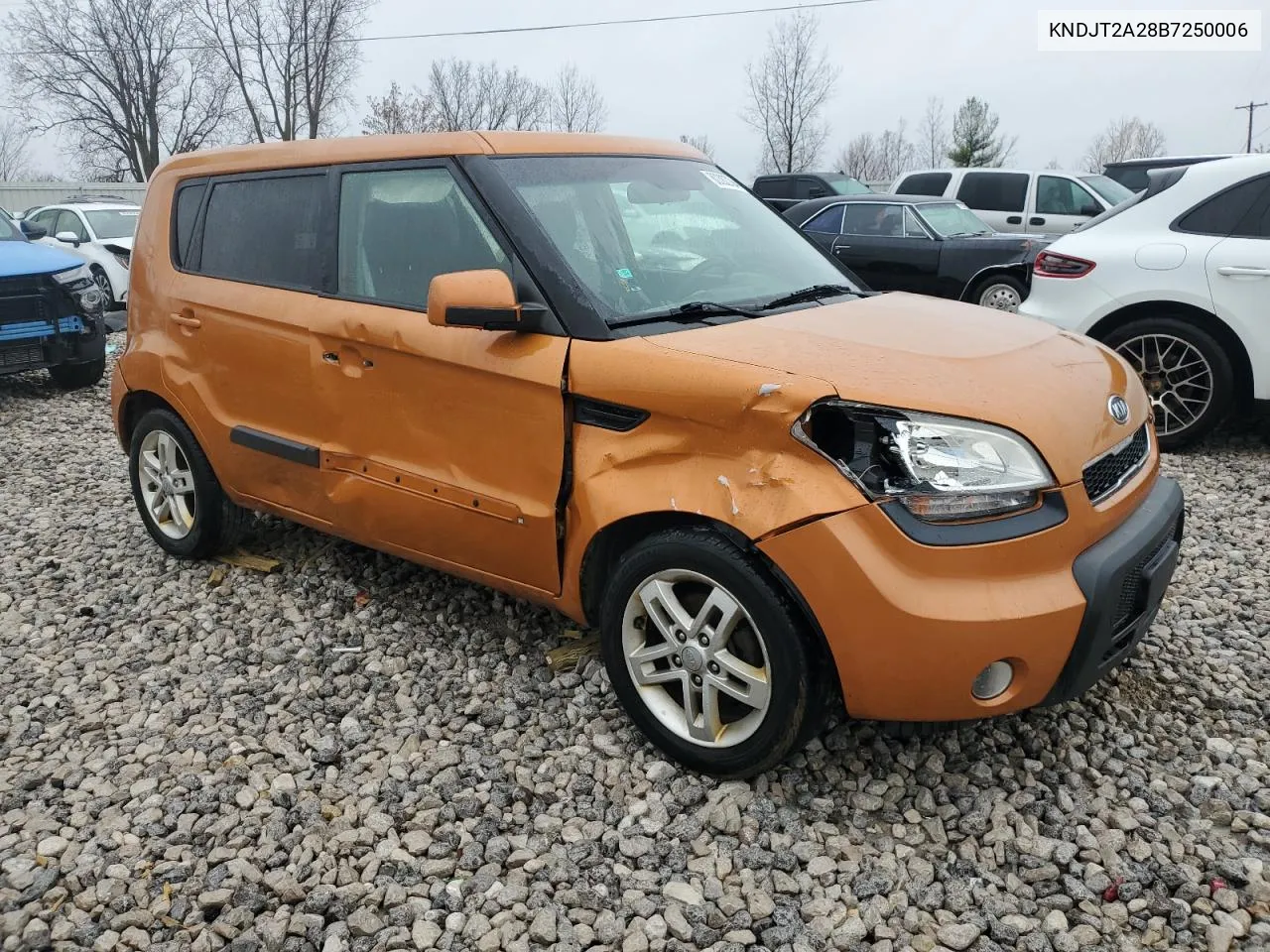 2011 Kia Soul + VIN: KNDJT2A28B7250006 Lot: 80382704