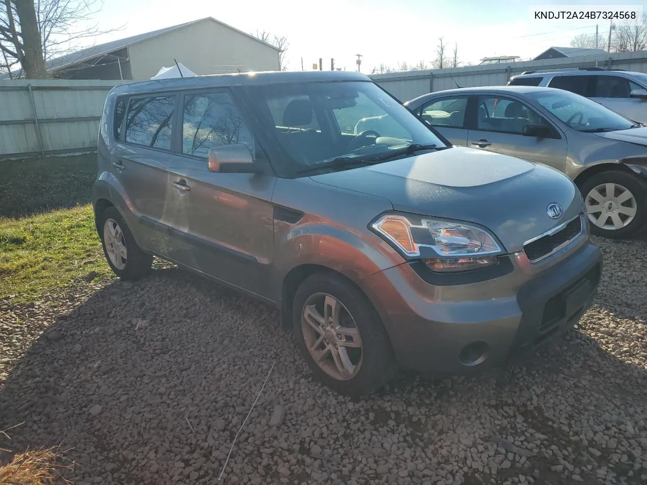 2011 Kia Soul + VIN: KNDJT2A24B7324568 Lot: 80858764