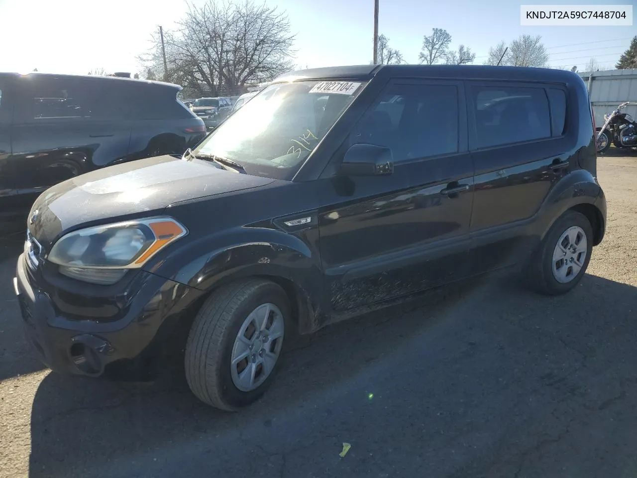 2012 Kia Soul VIN: KNDJT2A59C7448704 Lot: 47027104