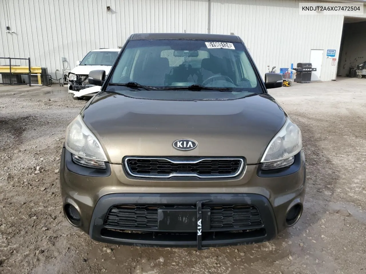 2012 Kia Soul + VIN: KNDJT2A6XC7472504 Lot: 51985124