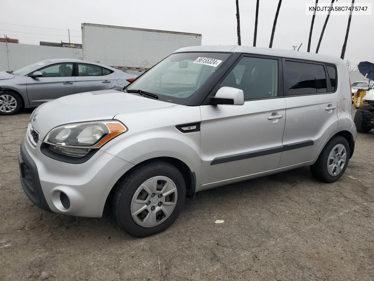 2012 Kia Soul VIN: KNDJT2A58C7475747 Lot: 56155324