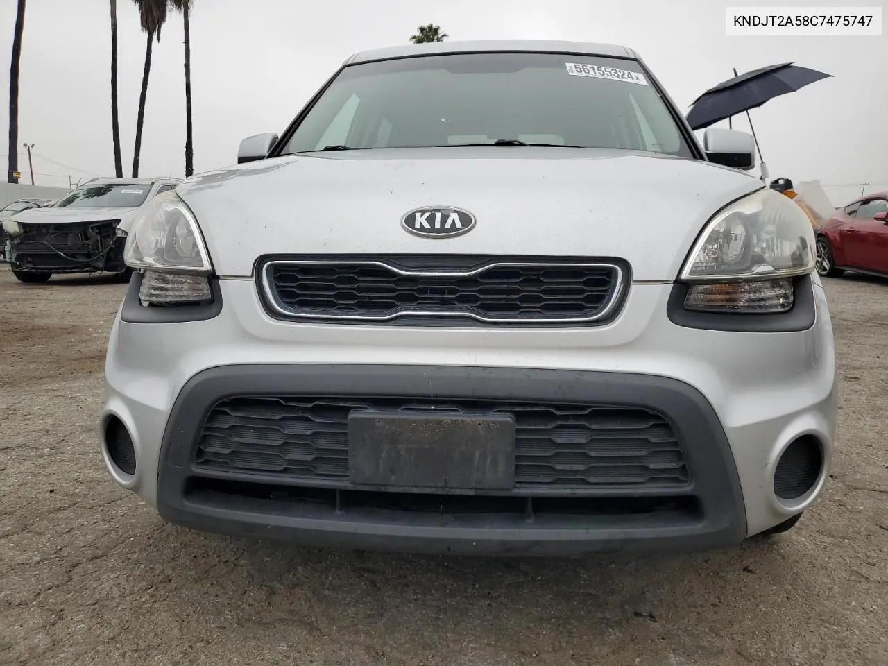 2012 Kia Soul VIN: KNDJT2A58C7475747 Lot: 56155324