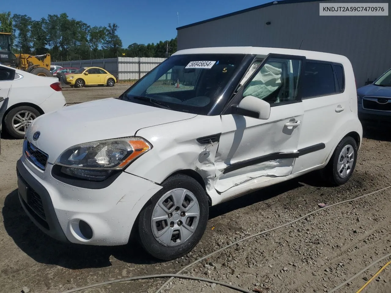 2012 Kia Soul VIN: KNDJT2A59C7470976 Lot: 56945654