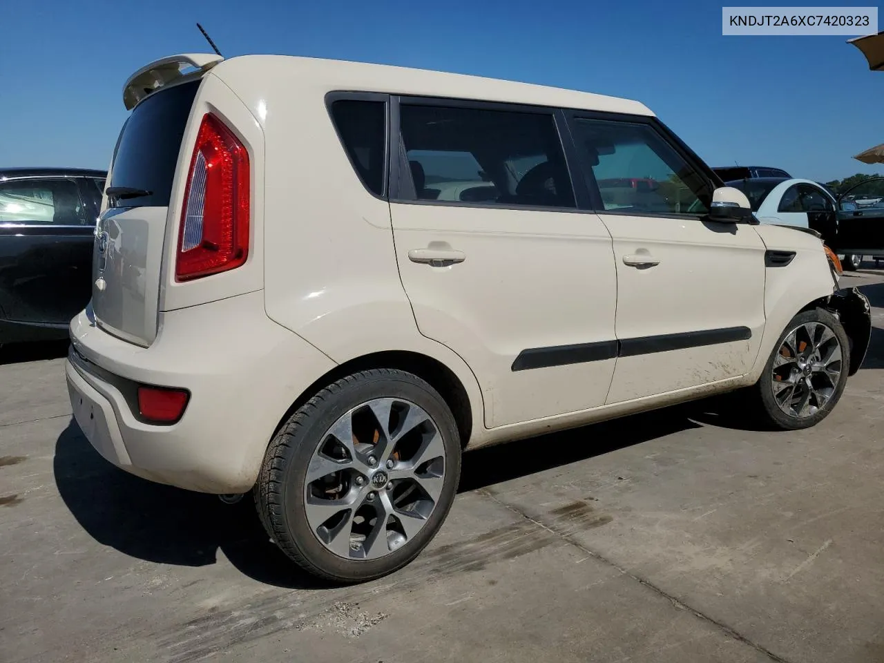 2012 Kia Soul + VIN: KNDJT2A6XC7420323 Lot: 58150034