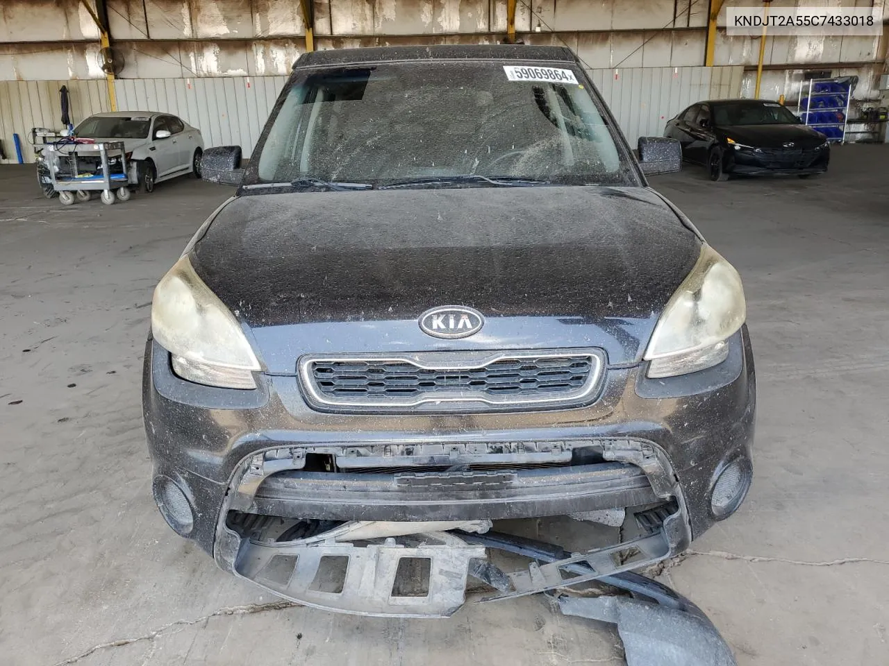 2012 Kia Soul VIN: KNDJT2A55C7433018 Lot: 59069864