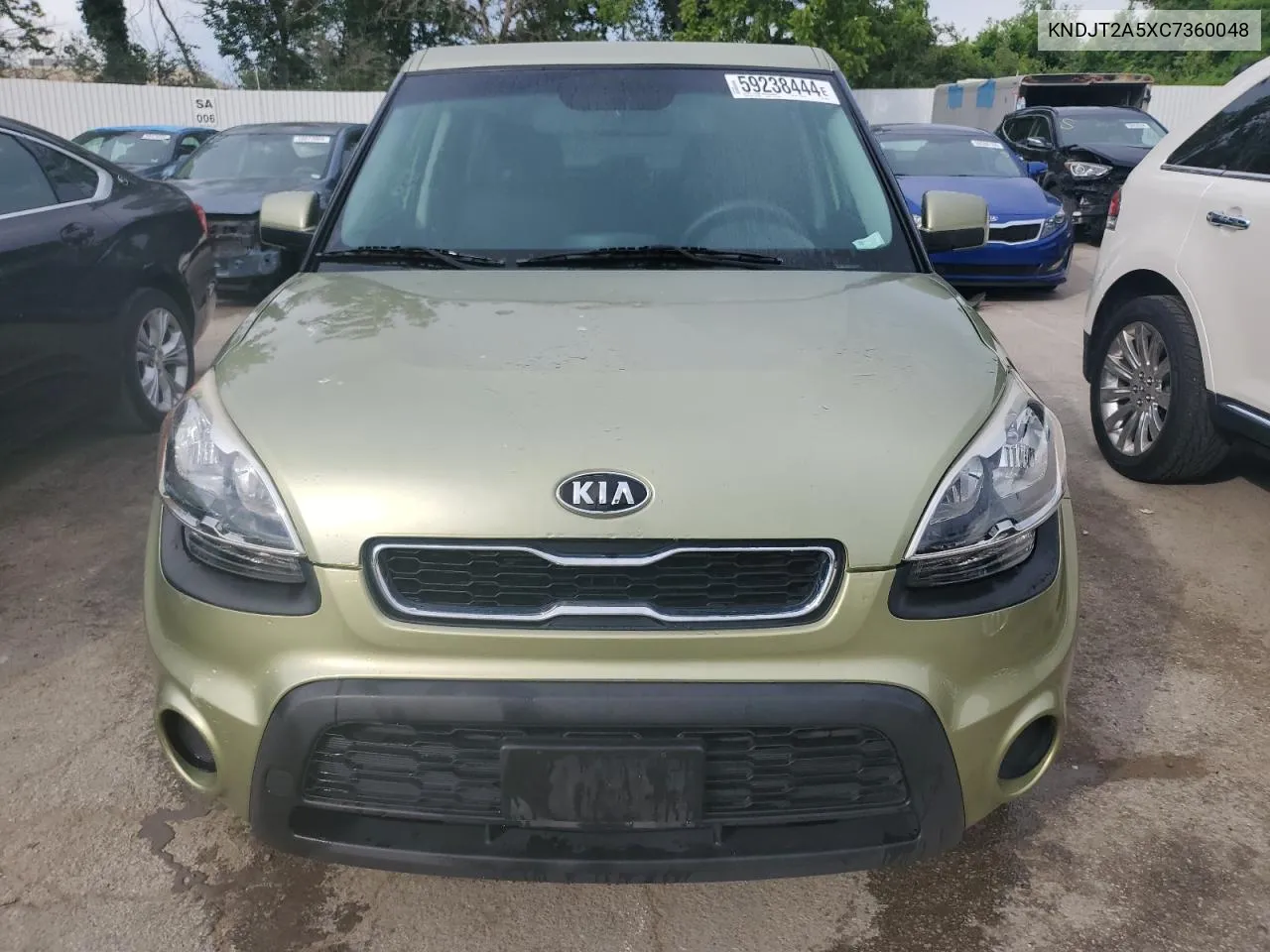 2012 Kia Soul VIN: KNDJT2A5XC7360048 Lot: 59238444