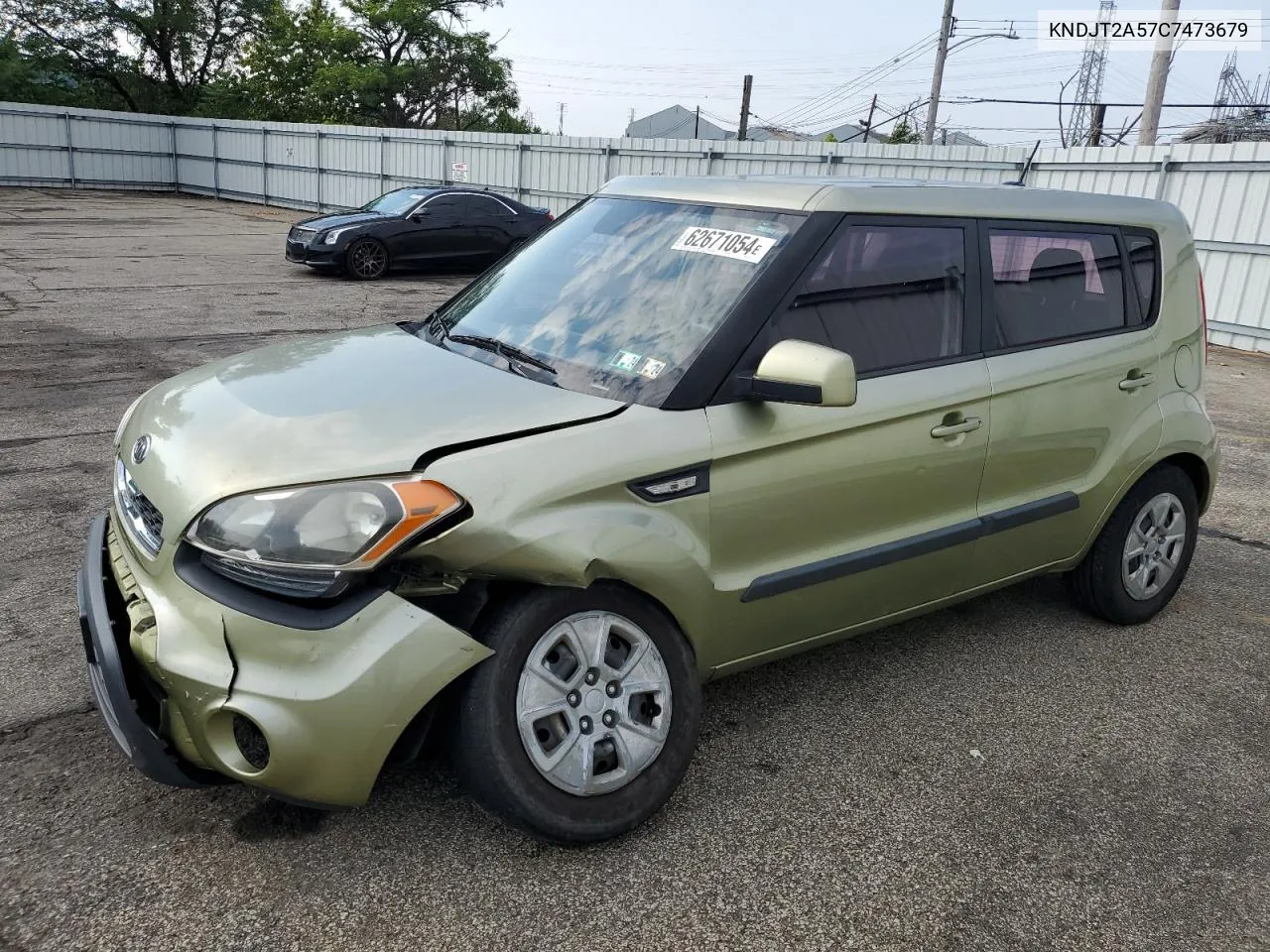 2012 Kia Soul VIN: KNDJT2A57C7473679 Lot: 62671054