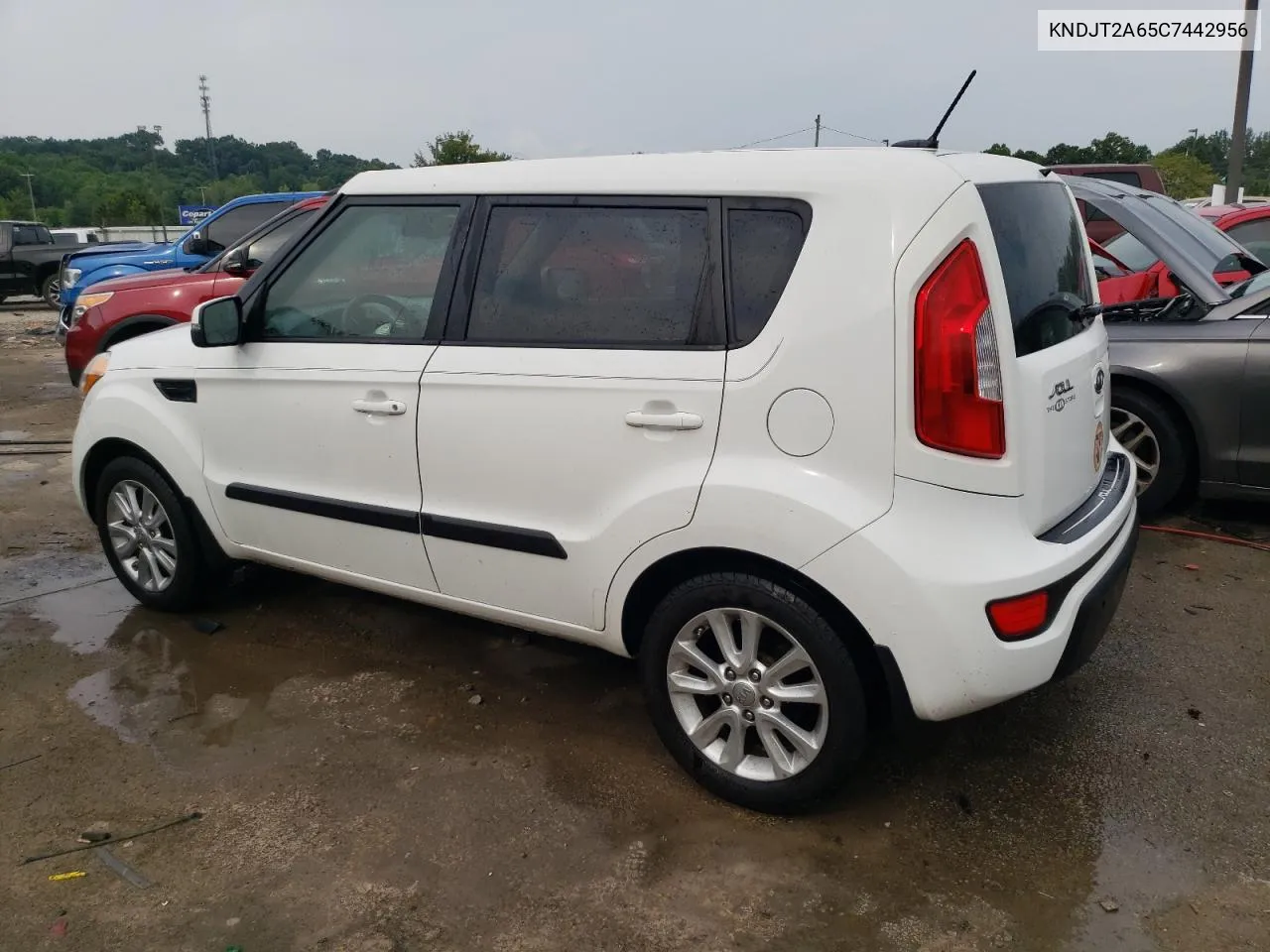 2012 Kia Soul + VIN: KNDJT2A65C7442956 Lot: 62993024