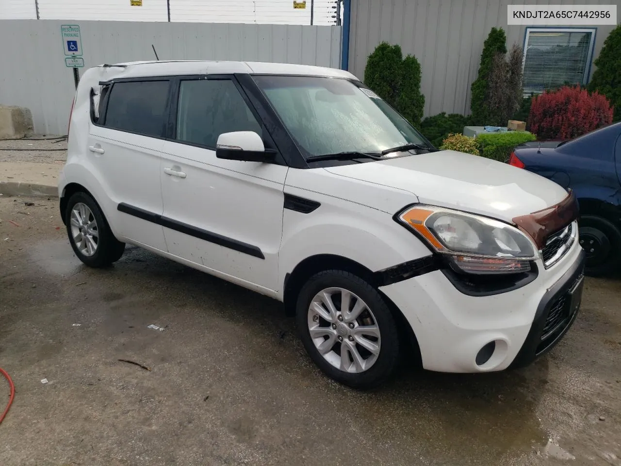 2012 Kia Soul + VIN: KNDJT2A65C7442956 Lot: 62993024