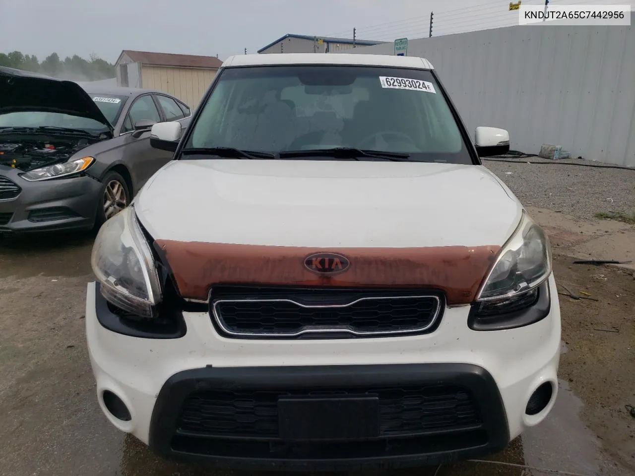 2012 Kia Soul + VIN: KNDJT2A65C7442956 Lot: 62993024