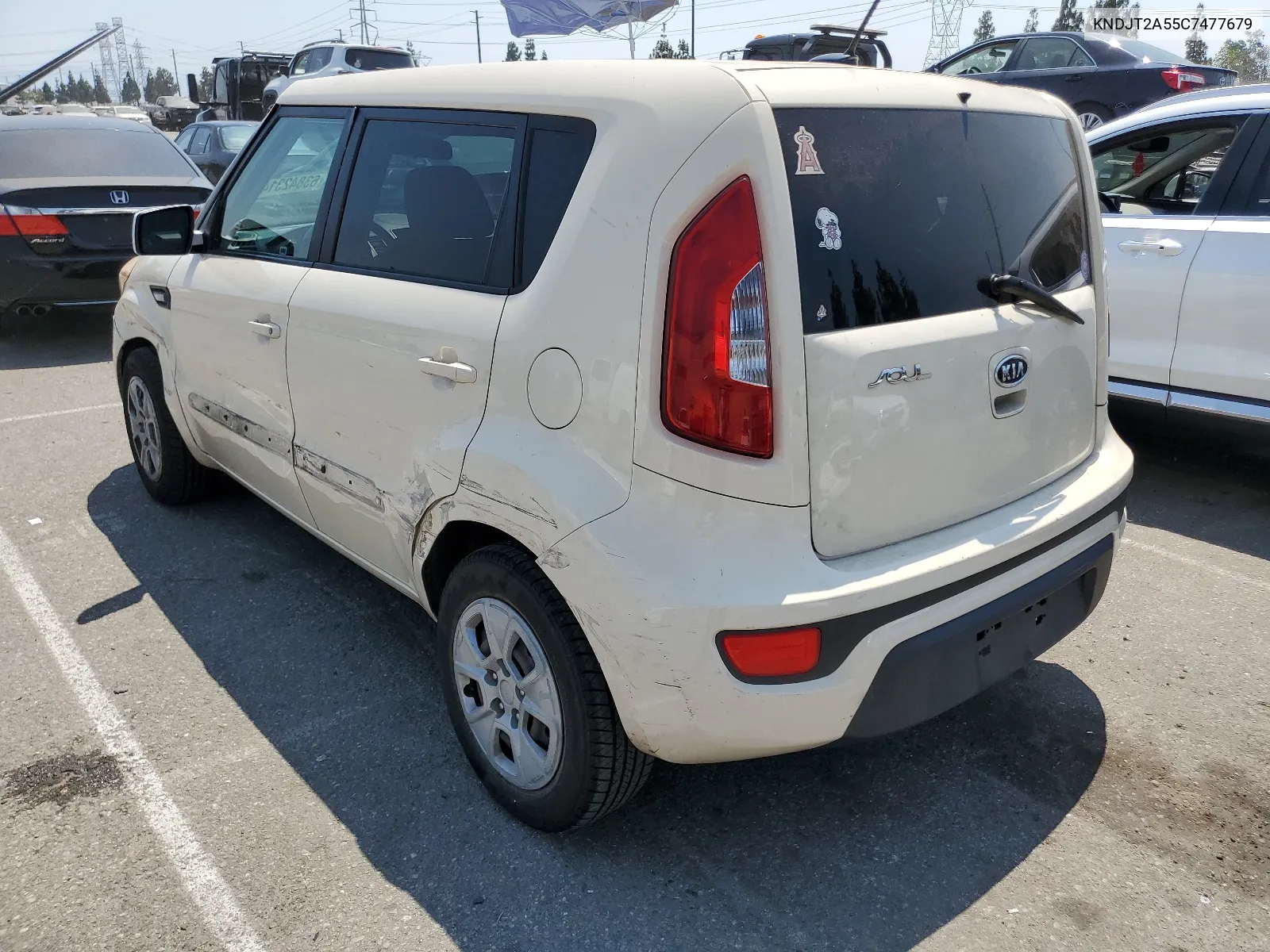 2012 Kia Soul VIN: KNDJT2A55C7477679 Lot: 63842314