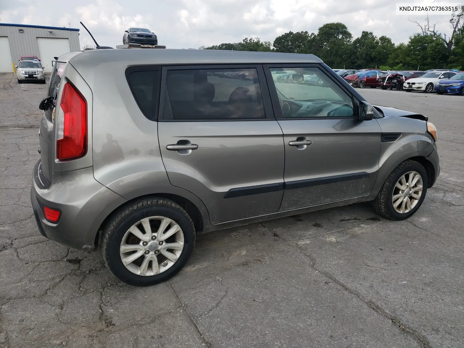 2012 Kia Soul + VIN: KNDJT2A67C7363515 Lot: 64719494