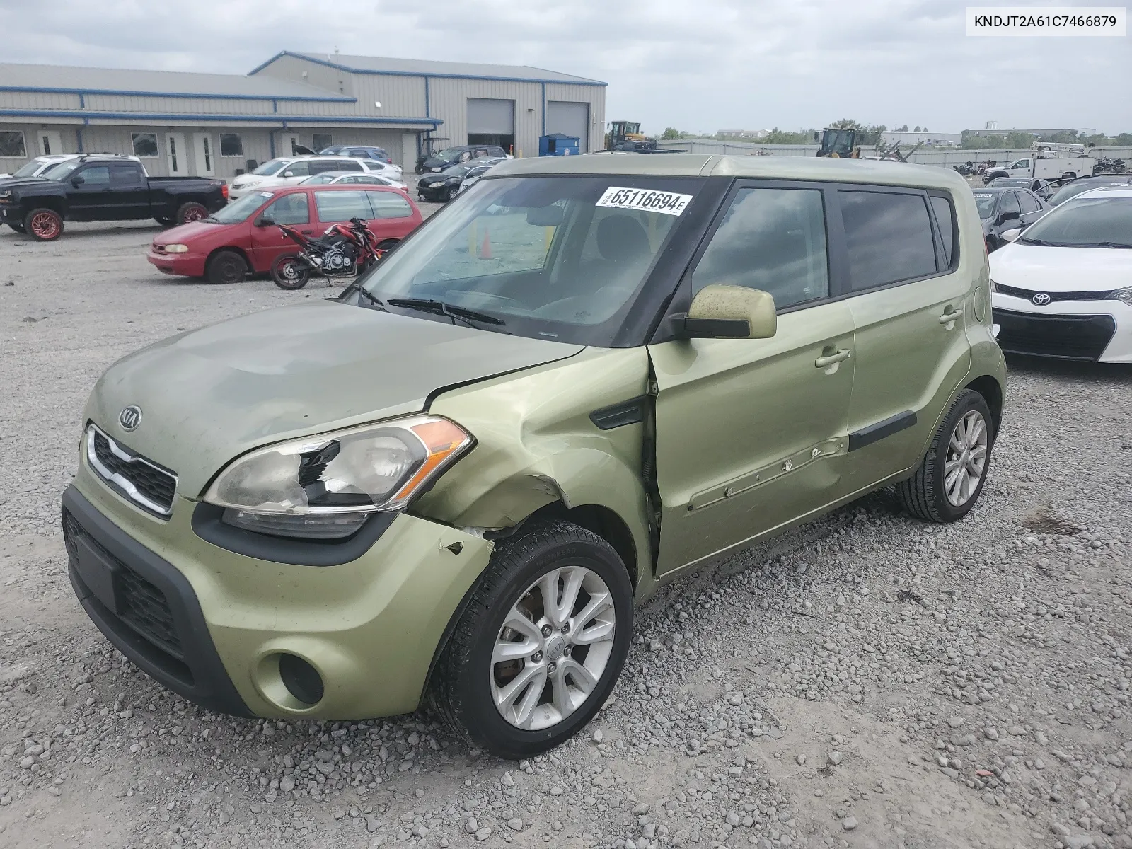 2012 Kia Soul + VIN: KNDJT2A61C7466879 Lot: 65116694