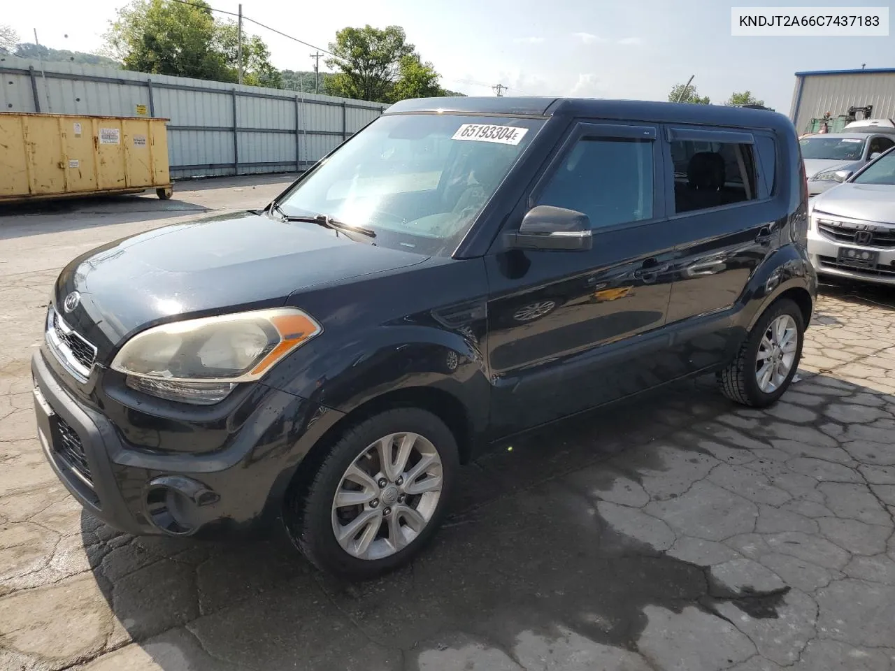 2012 Kia Soul + VIN: KNDJT2A66C7437183 Lot: 65193304