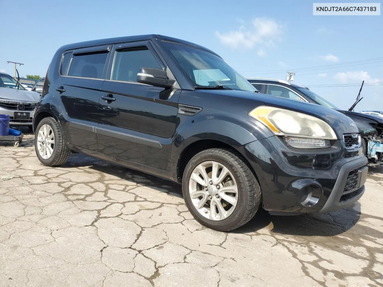 2012 Kia Soul + VIN: KNDJT2A66C7437183 Lot: 65193304