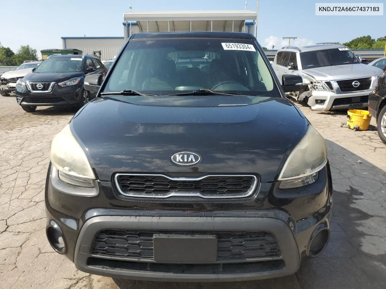 2012 Kia Soul + VIN: KNDJT2A66C7437183 Lot: 65193304