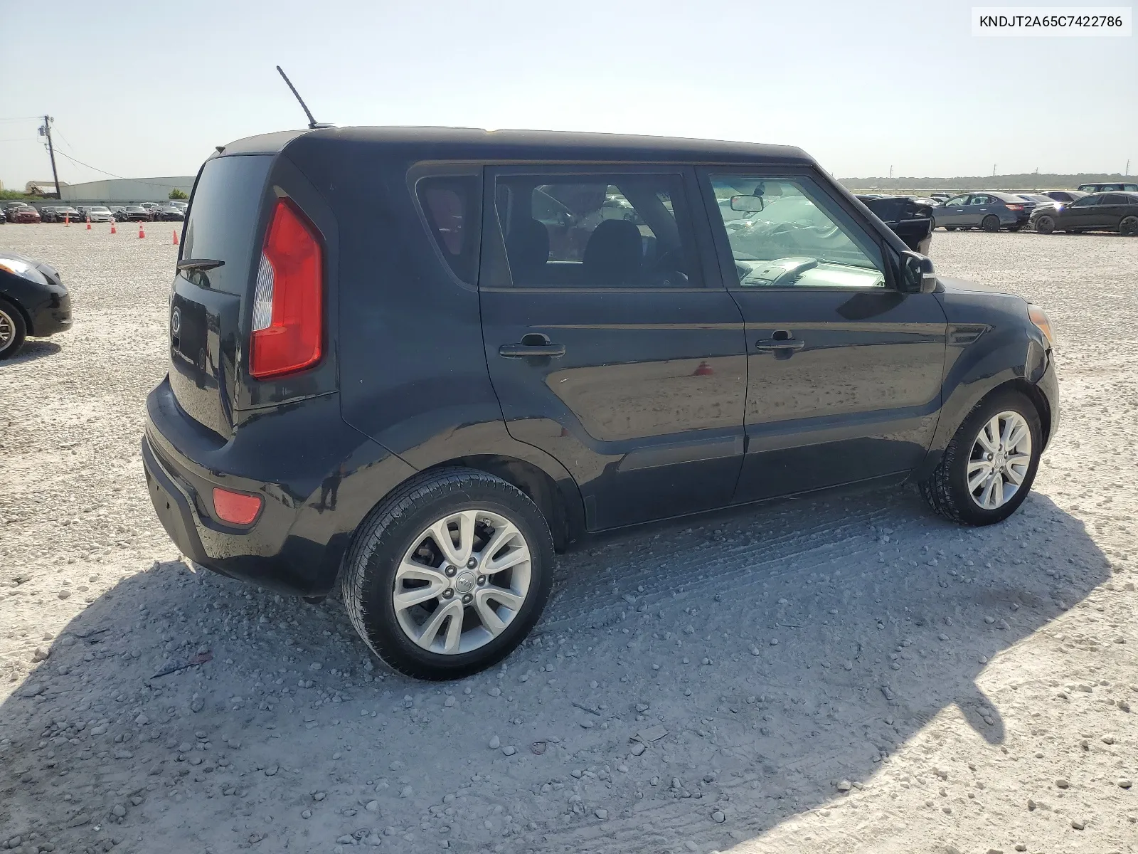 2012 Kia Soul + VIN: KNDJT2A65C7422786 Lot: 65424784