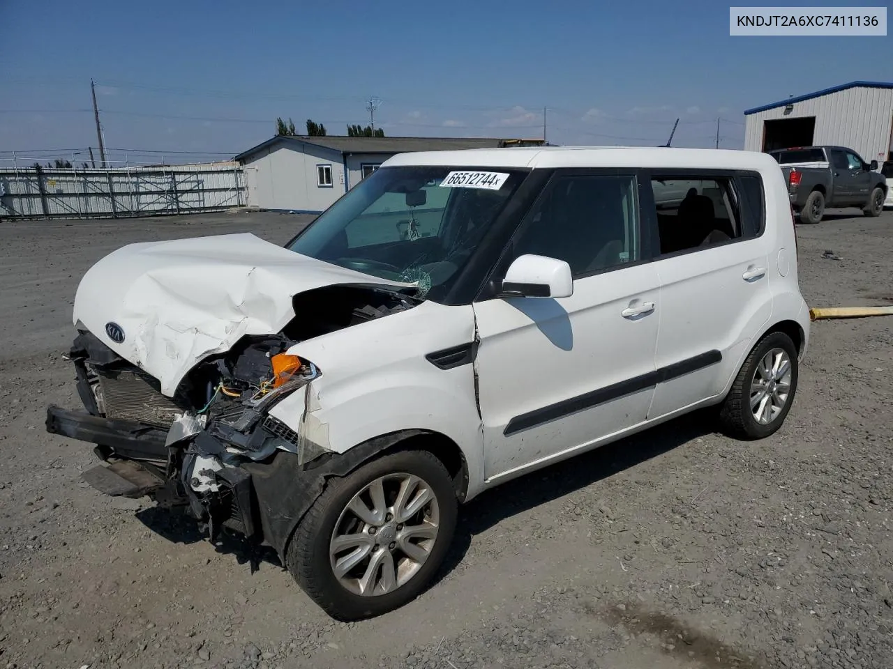 2012 Kia Soul + VIN: KNDJT2A6XC7411136 Lot: 66512744