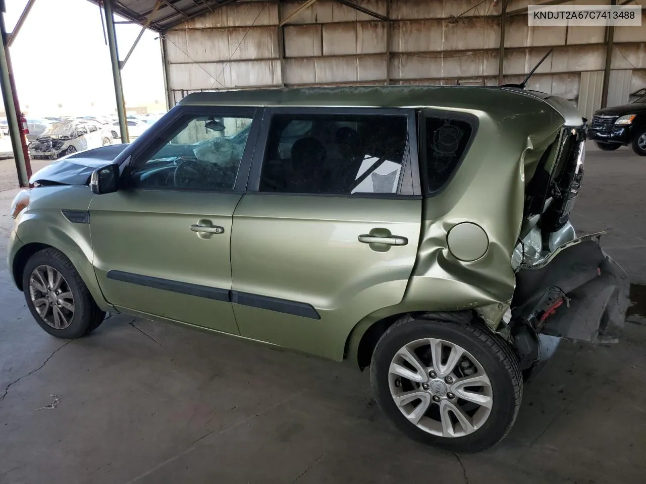 2012 Kia Soul + VIN: KNDJT2A67C7413488 Lot: 66618294