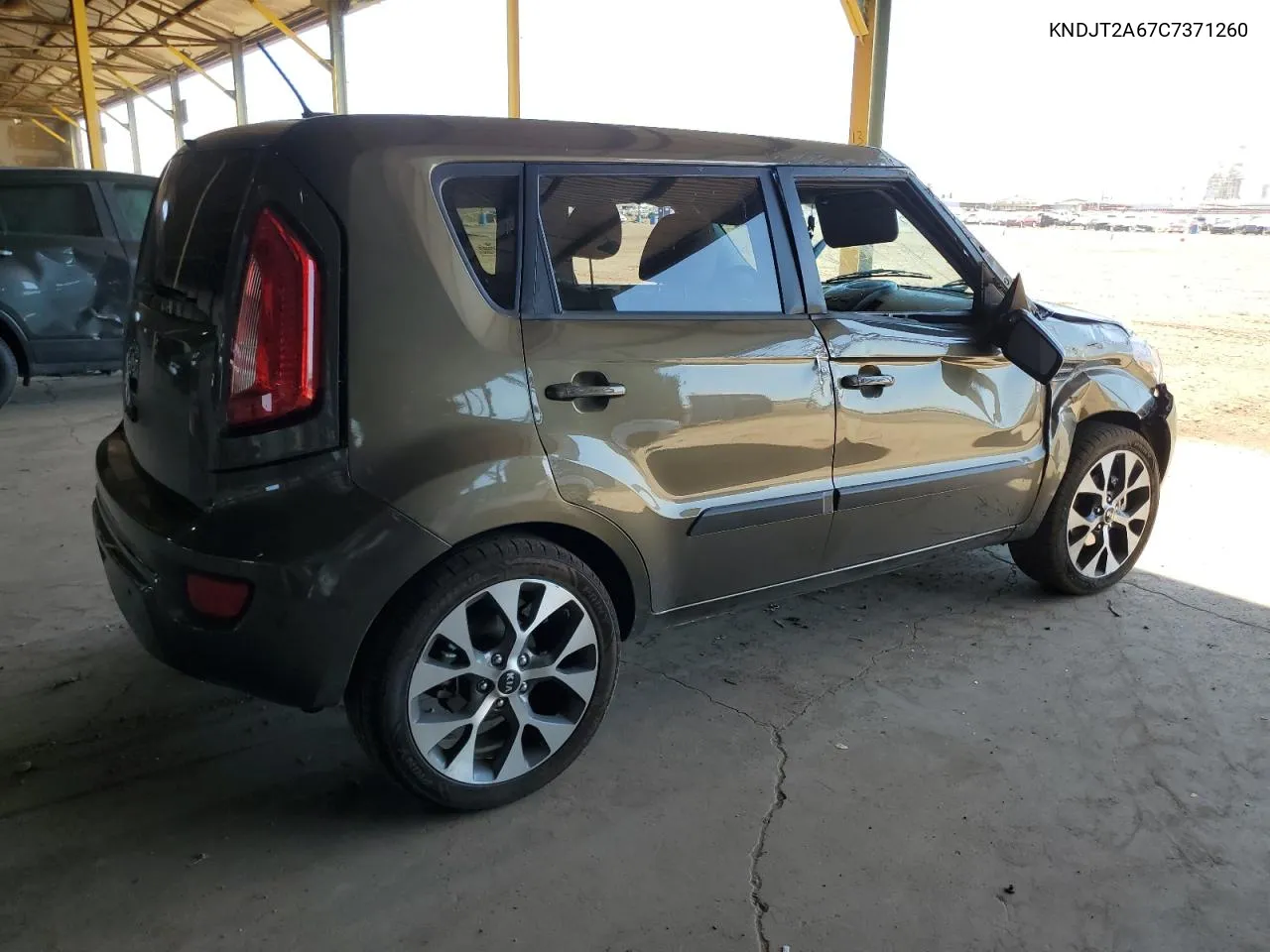 2012 Kia Soul + VIN: KNDJT2A67C7371260 Lot: 67687024