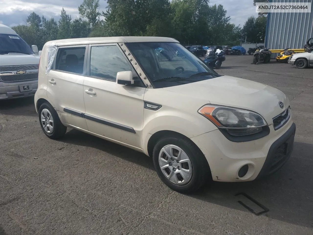 2012 Kia Soul VIN: KNDJT2A52C7360464 Lot: 68374054