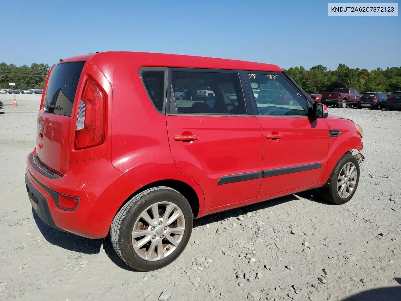 2012 Kia Soul + VIN: KNDJT2A62C7372123 Lot: 68972754