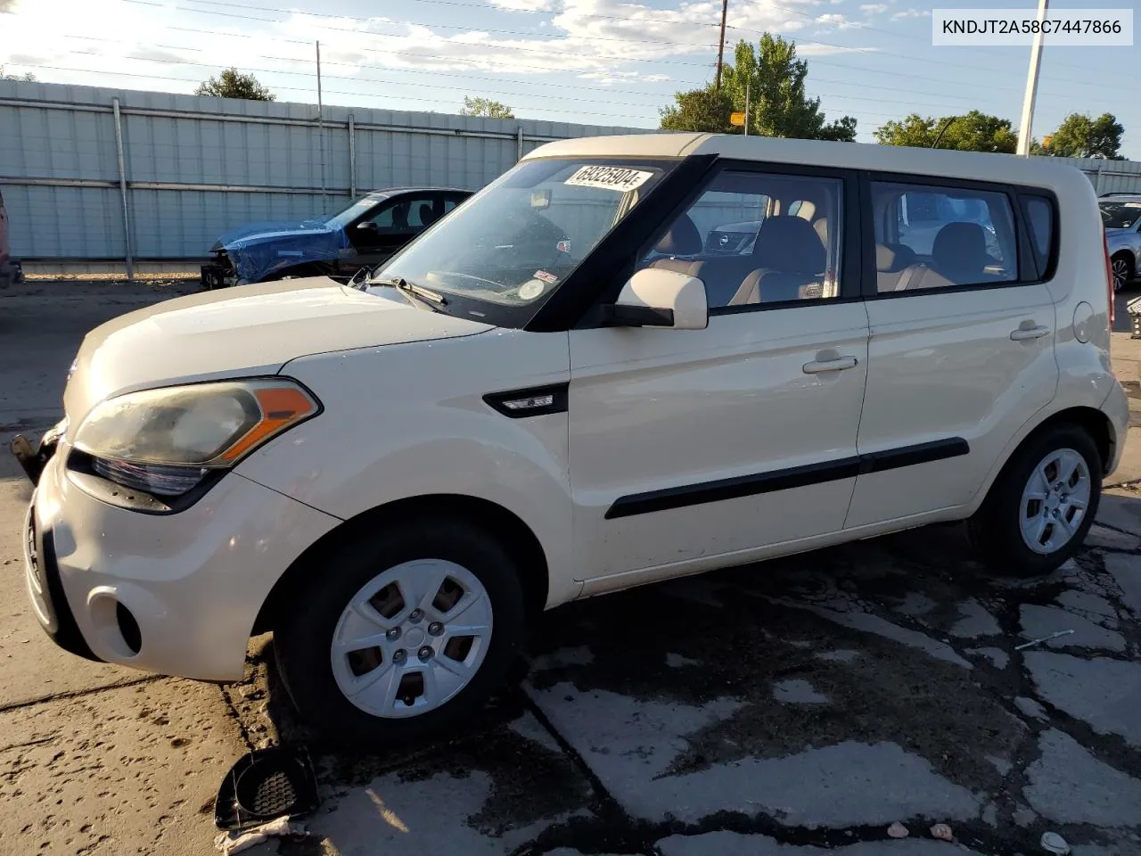 2012 Kia Soul VIN: KNDJT2A58C7447866 Lot: 69325904