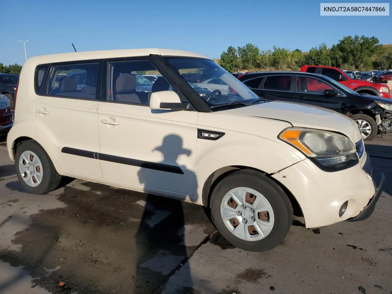 2012 Kia Soul VIN: KNDJT2A58C7447866 Lot: 69325904