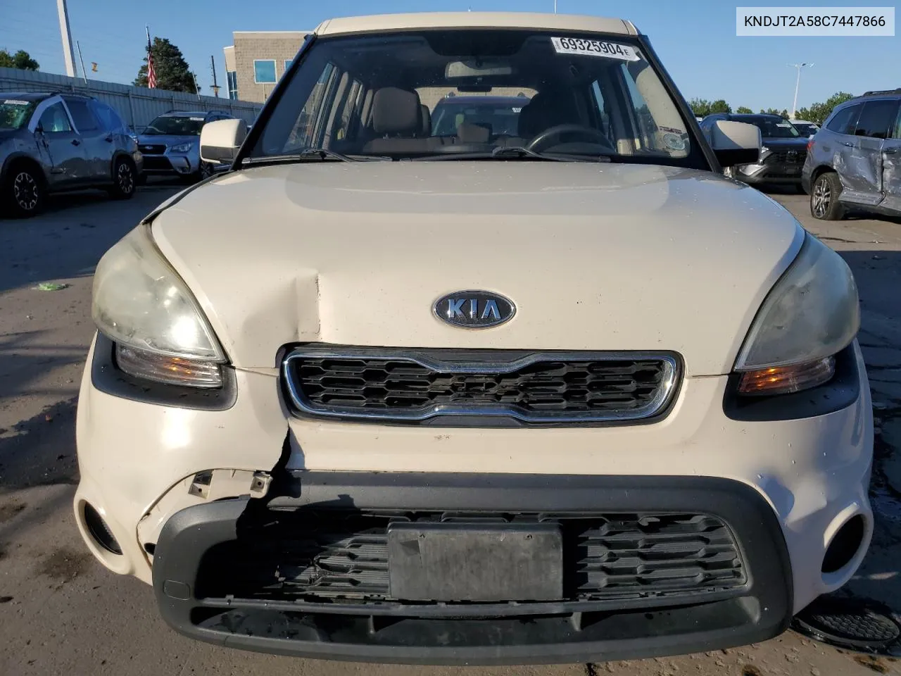 2012 Kia Soul VIN: KNDJT2A58C7447866 Lot: 69325904